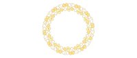 Golden yellow citrine gemstone beads arranged in elegant circular wreath formation on white background, isolated for jewelry design and luxury accessories.