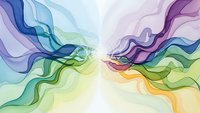 Abstract flowing waves in vibrant rainbow colors creating dynamic movement and energy for modern digital art and creative design projects.