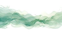 Flowing mint green watercolor waves create ethereal abstract landscape with translucent layered effects, suitable for modern minimalist design projects.