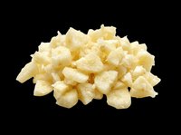 Pile of diced pineapple chunks isolated on transparent background, ready for food design, recipe graphics, cooking blogs, print-on-demand products, and culinary illustrations.