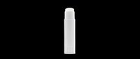 White cylindrical spray bottle isolated on transparent background, ready for design use on t-shirts, stickers, clipart, and print-on-demand products.