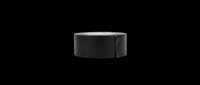 Black duct tape roll isolated on transparent background, ready for T-shirt design, stickers, clipart, print on demand, and sublimation projects.
