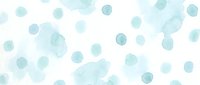 Soft watercolor dots pattern in mint green and teal blue on white background. Seamless repeating design for wallpaper, fabric, scrapbooking and creative projects.