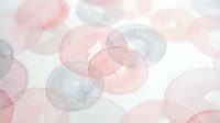Soft watercolor circles in pink and gray tones creating abstract overlapping pattern on white background for modern design projects.