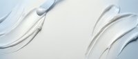 Transparent gel or serum strokes on white background, suitable for cosmetics, skincare, and beauty product packaging design.