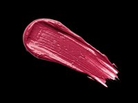 Magenta lipstick stroke with textured finish isolated on transparent background, ready for beauty product design, cosmetics packaging, makeup tutorials, and print-on-demand applications.
