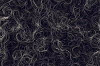 Abstract chaotic swirling lines and curves creating organic flowing pattern on dark background. Seamless repeating design for textile, wallpaper and surface patterns.