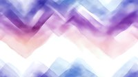 Abstract watercolor zigzag pattern in purple and blue hues on white background, creating soft geometric design for modern digital projects.