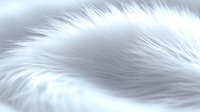 Luxurious white fur texture closeup with soft fluffy fibers creating gentle waves and shadows. Natural animal fur background pattern for fashion and textile design.