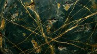 Dark green marble surface with golden veins and natural stone texture for luxury interior design and architectural applications.