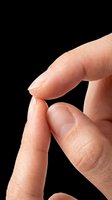 Caucasian hand fingers pinching gesture, isolated on transparent background, cut out png ready for stickers, print on demand, and t-shirt design use.