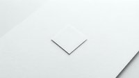 Minimalist white paper with clean geometric V-shaped fold creating subtle shadow and depth for modern design projects and branding materials.