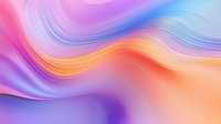 Vibrant flowing waves in pink, purple, orange and blue create dynamic abstract background with smooth gradient transitions and soft undulating curves.