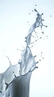 Dynamic water splash with droplets and fluid motion on white background for beverage and refreshment advertising campaigns.