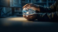 Hands holding glowing globe with illuminated city lights, representing global business, technology innovation, and worldwide connectivity for corporate and environmental concepts.