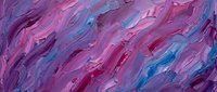Vibrant abstract brushstroke pattern with flowing pink, purple, and blue swirls creating dynamic movement. Seamless tile design.