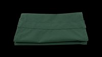 Folded dark green fabric isolated on transparent background, ready for design use in clipart, print on demand, stickers, sublimation, and t-shirt design projects.