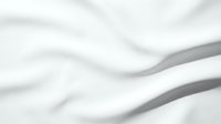 Abstract white flowing fabric waves with soft shadows creating elegant minimalist background for luxury branding and modern design projects.