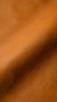 Closeup of tan leather texture with natural grain and soft lighting, suitable for fashion, upholstery, and design projects.