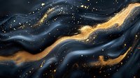 Abstract luxury marble texture with flowing gold veins and sparkles on dark blue background for elegant design projects and premium branding materials.