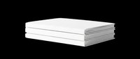 Stacked white books isolated on transparent background, ready for clipart, t-shirt design, print-on-demand products, stickers, and sublimation projects.