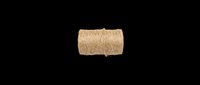Roll of natural jute twine isolated on transparent background, ready for craft projects, packaging design, gift wrapping, scrapbooking, and print-on-demand applications.