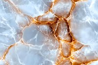 Luminous white marble texture with glowing golden veins creating dramatic natural pattern. Abstract background for luxury interior design and architecture.