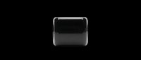 Black rounded cylinder shape isolated on transparent background, ready for T-shirt design, stickers, clipart, print on demand, and sublimation projects.