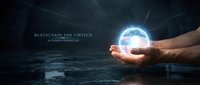 Hands holding glowing digital globe representing blockchain technology for fintech innovation and financial solutions.