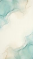 Soft watercolor ink wash with flowing turquoise and cream tones creating an organic, fluid abstract composition. Suitable for backgrounds, wallpapers, and design projects.