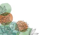 Watercolor succulent plants arrangement with soft pastel colors on white background for botanical design projects and natural home decor themes.