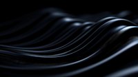 Smooth flowing dark waves create abstract minimalist background with gentle curves and glossy surface texture. Dramatic lighting highlights sleek modern design.
