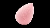 Pink makeup blending sponge isolated on transparent background, ready for beauty t-shirts, stickers, clipart, print on demand, and sublimation design use.