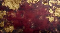 Luxurious burgundy and gold textured background with distressed vintage effect and metallic accents creates rich, elegant surface for luxury design projects.