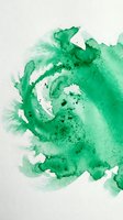 Vibrant emerald watercolor splash with organic flowing shapes and white negative space, suitable for backgrounds, design elements, and creative projects.