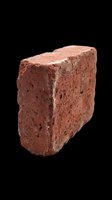 Red clay brick isolated on transparent background, ready for design use in architectural graphics, construction clipart, building illustrations, print-on-demand products, and digital design projects.