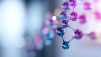 Macro photography of water drops with pink and blue reflections creating abstract bokeh effect, shallow depth of field on blurred background for artistic compositions.