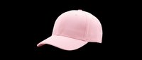 Pink baseball cap isolated on transparent background, ready for t-shirt design, clipart, stickers, print on demand, and sublimation projects.
