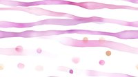 Soft pink watercolor waves and dots pattern on white background creates gentle flowing design. Seamless repeat for fabric, wallpaper, and surface design projects.