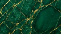 Luxurious emerald green marble texture with golden veins creating elegant natural stone pattern for premium interior design and decorative applications.