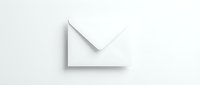 White envelope on a light background with soft shadow, symbolizing mail, correspondence, and communication for business or personal use.