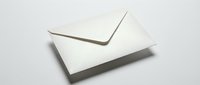 White paper envelope isolated on light background, symbolizing mail, correspondence, and communication for business or personal use.