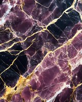 Luxurious purple and navy marble texture with golden veining creates dramatic natural pattern. Elegant stone surface for luxury interior design backgrounds.