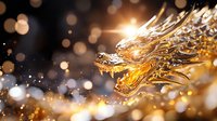 Golden liquid splashing dynamically with bokeh light effects, suitable for luxury beverage, cosmetics, and premium product advertising campaigns.