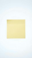 Isolated pale yellow sticky note on white background, ready for design mockups, presentations, and office-related graphics.