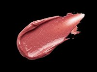 Glossy mauve lipstick smear isolated on transparent background, ready for beauty, cosmetic, makeup, sticker, print on demand, and T-shirt design use.