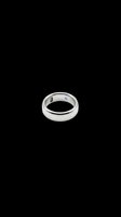 Polished silver band ring isolated on transparent background, ready for jewelry design, stickers, print on demand, T-shirt design, and clipart use.