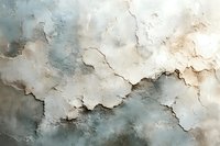 Weathered concrete wall with peeling paint layers showing cracks and texture damage. Grunge urban decay background for industrial design projects.