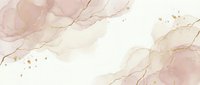 Abstract watercolor background with soft pink and beige tones, gold foil accents and flowing organic shapes for elegant design projects and branding.