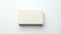 Natural organic soap bar with cream colored surface on white background isolated for skincare and hygiene product design concepts.
